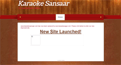 Desktop Screenshot of karaokesansaar.com